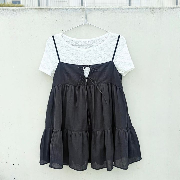 GUの白色トップスコーデ