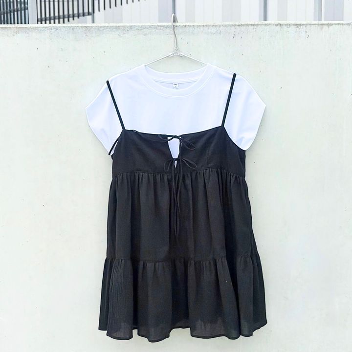 GUの白色トップスコーデ