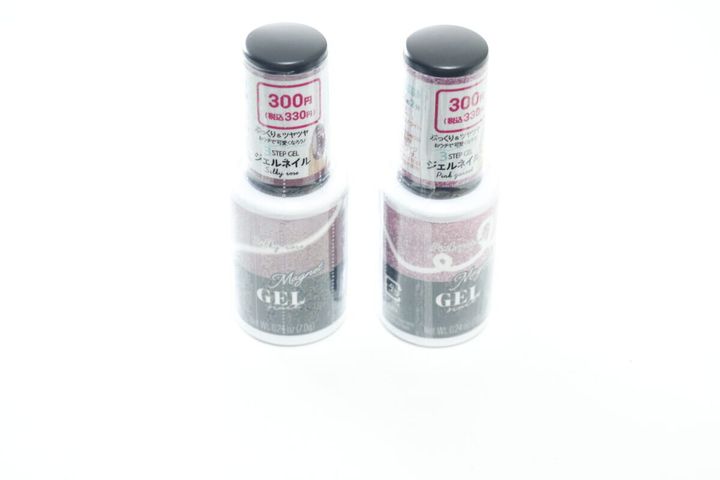 BRG ジェルネイル MG04シルキーローズ BRG ジェルネイル MG09ピンクガーネット パッケージ