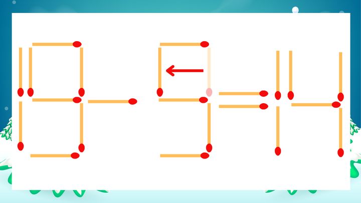 【マッチ棒クイズ】1本だけ動かして正しい式に：19-3=14？の解答画像