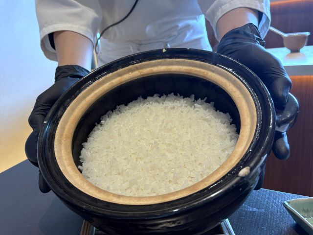 鳥取県産ブランド米「星空舞」の土鍋炊き銀しゃり御飯