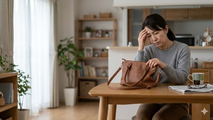 安物カバンで節約しようとしたら悲劇！ 本当に節約になるものは ※Google Geminiにて作成