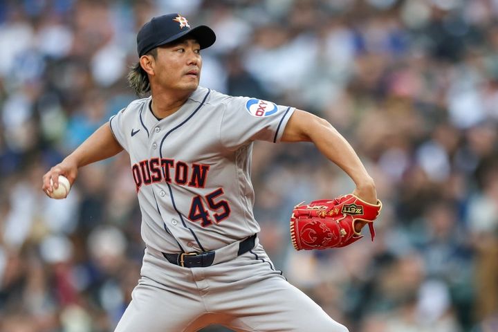 アストロズ・今井達也（C）Getty Images