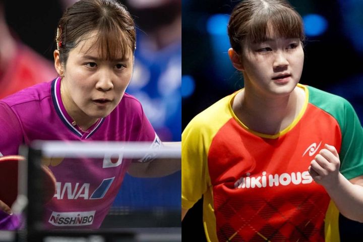 平野美宇、大藤沙月（C）WTT