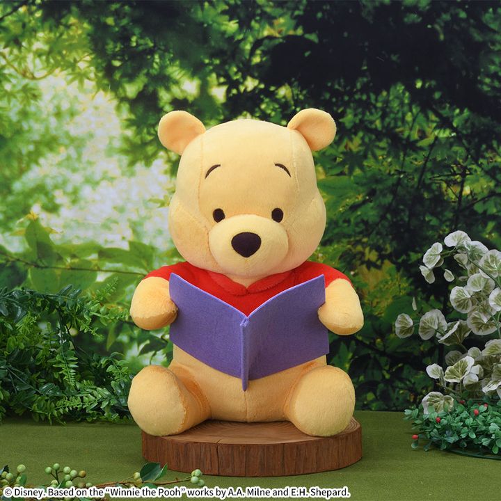 くまのプーさん LLぬいぐるみ 読書Ver.
