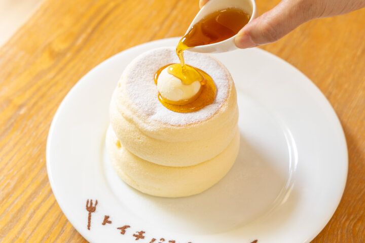注文ごとに焼き上げる♪ 厚さ10cm超えのふわしゅわパンケーキをお目当てに「toichipancake 北堀江店」へ