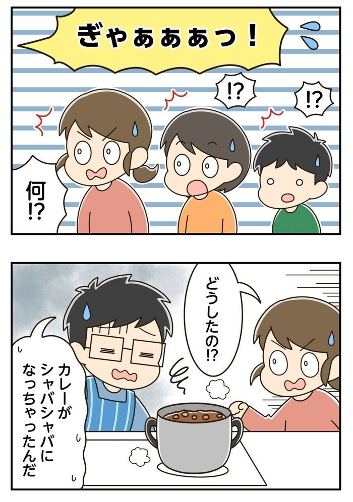 「カレーがシャバシャバに…」絶望→大逆転！ルーは足しません〈理想のとろみ〉に戻す救世主とは♪