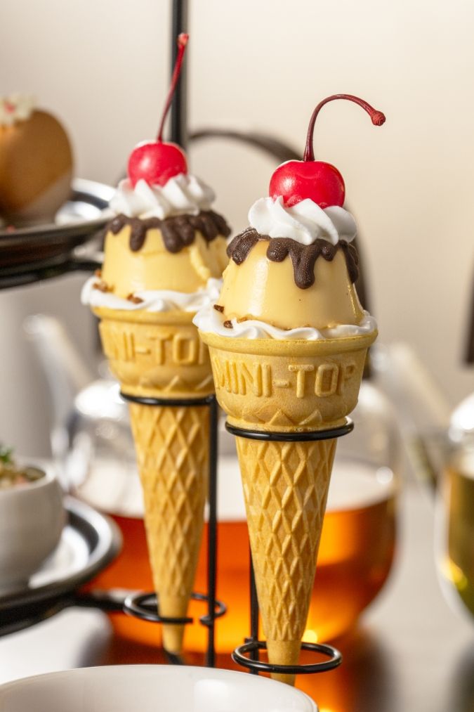 HOTEL IL PALAZZO Summer Fruits Afternoon Tea レトロプリンアイス