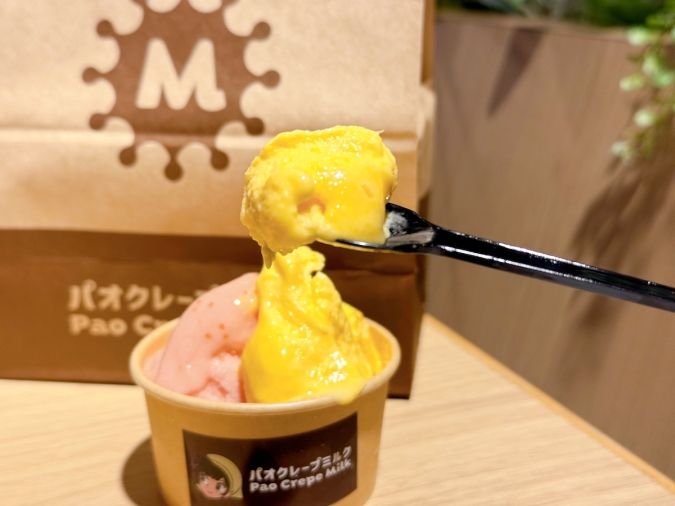 パオクレープミルク ジェラート