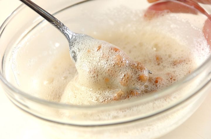お手軽のせるだけ！しらす納豆丼 ふわふわ食感の作り方1