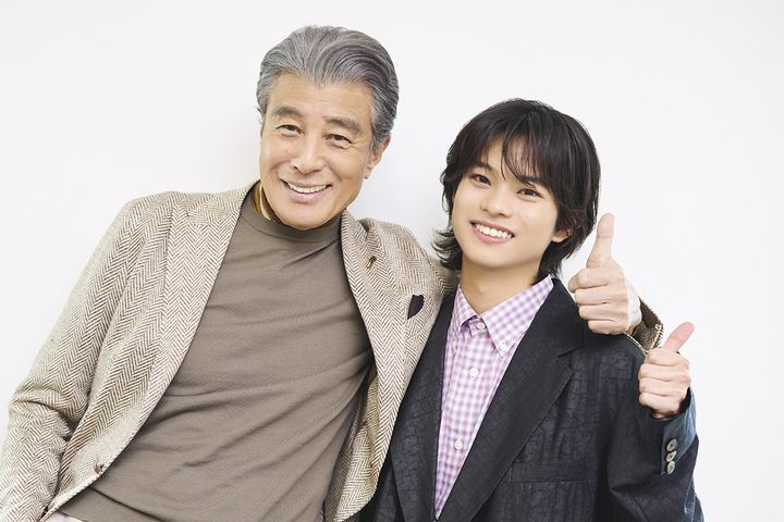 舘ひろし＆黒川想矢 クランクイン！ 写真：上野留加 width=