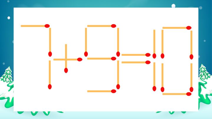【マッチ棒クイズ】1本だけ動かして正しい式に：7+9=10？の問題画像