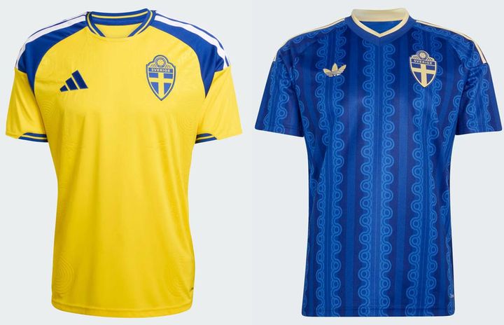 画像: スウェーデン代表 ワールドカップ2026 ユニフォーム