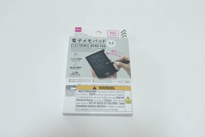電子メモパッド（4.4インチ） パッケージ