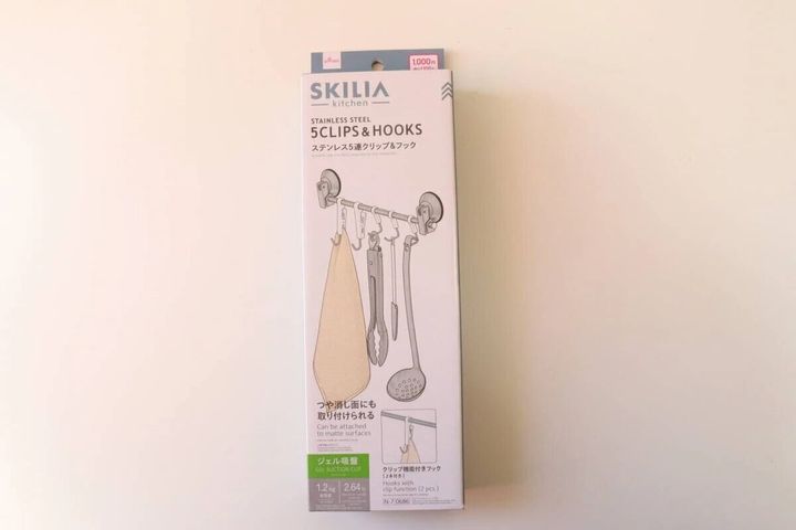 ダイソーのステンレス5連クリップ＆フックのパッケージ