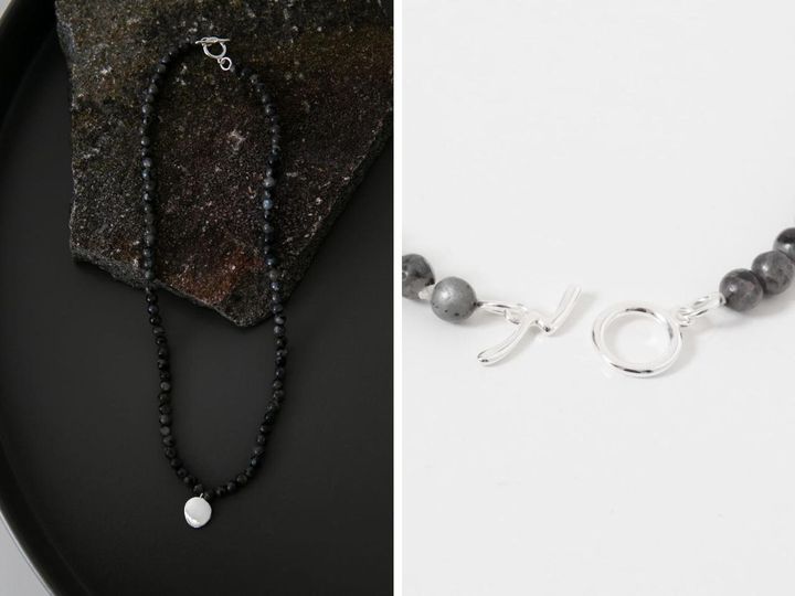 画像: 「blackLabradoritenecklace」￥19,800 出典：スメリー