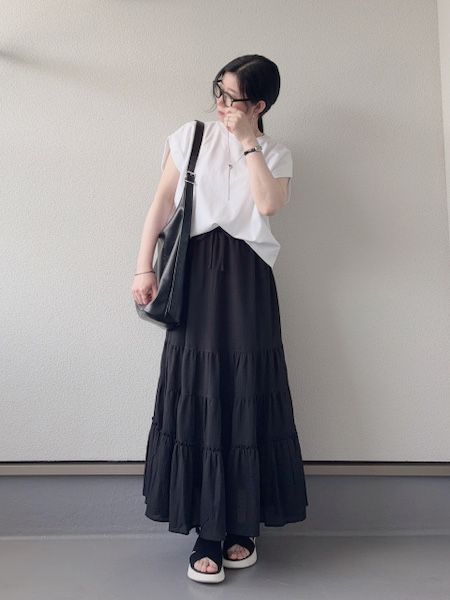 【GU】ゆったり着られる！ 990円のドライウエストタックT