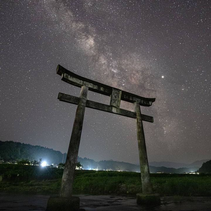 星と鳥居