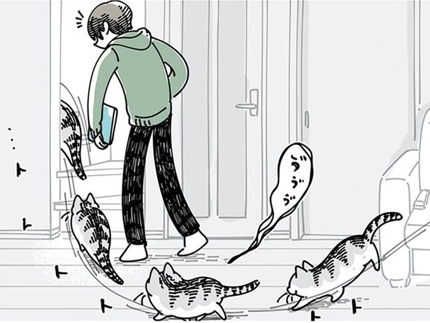 部屋を移動すると… （C）キュルZ／KADOKAWA