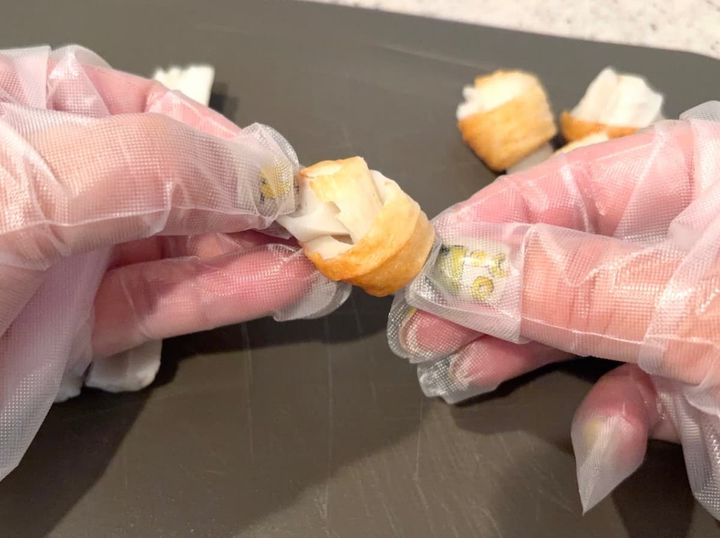 結びちくわの磯辺揚げ