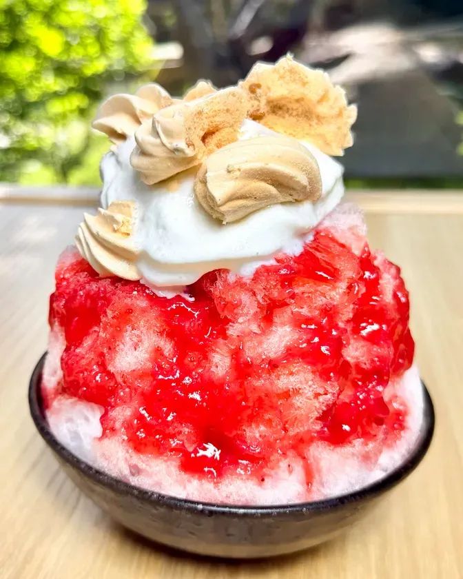 丹波産いちごの贅沢かき氷（淀屋橋店）