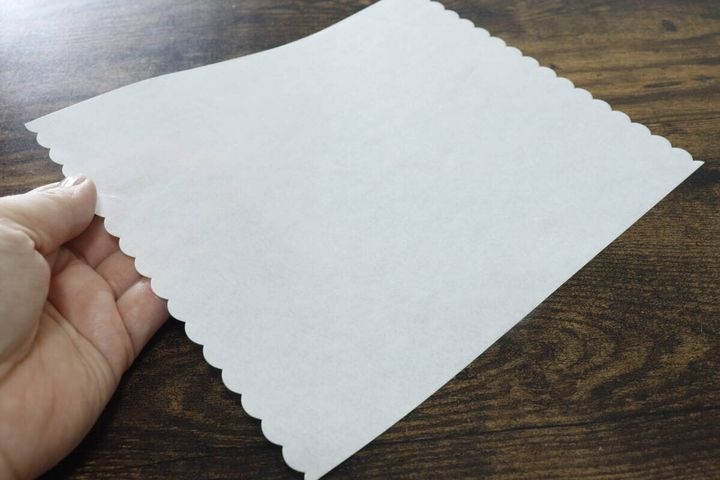 天ぷら敷紙 波型 40P 形状