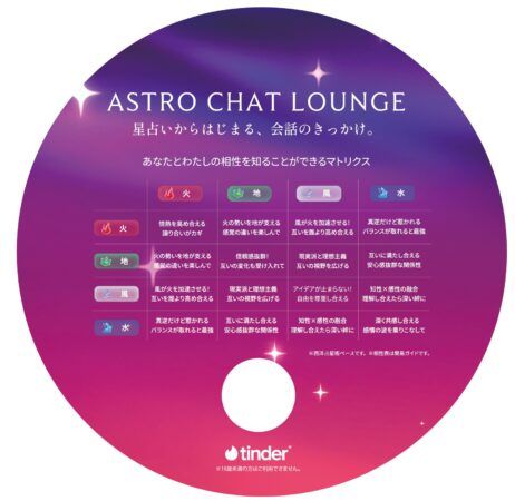 【東京都渋谷区】占星術でつながる大学生イベント！Tinder「アスチャ」ポップアップ開催