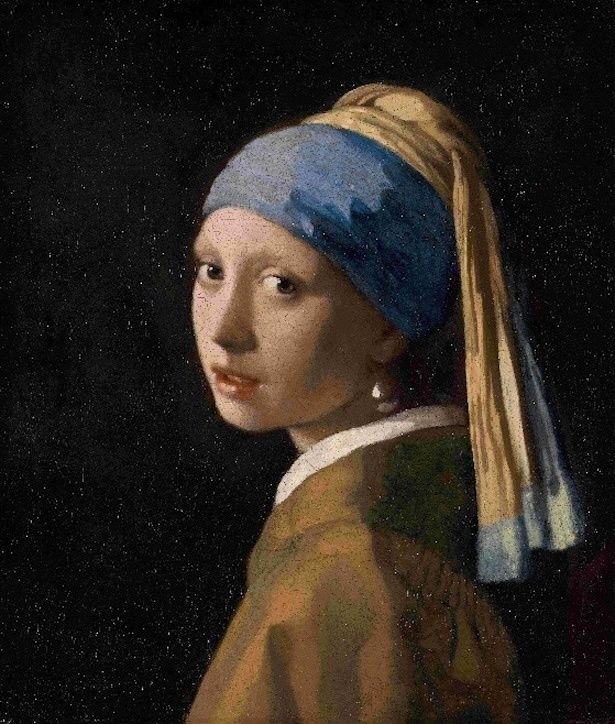 ヨハネス・フェルメール 《真珠の耳飾りの少女》1665年頃 44.5×39.0センチ 油彩・カンヴァス (C)Mauritshuis, The Hague