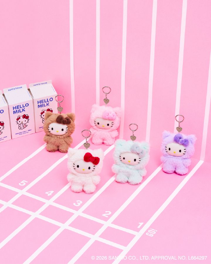 【sanrio house シークレットコレクション】フラッフィー ハローキティ チャーム