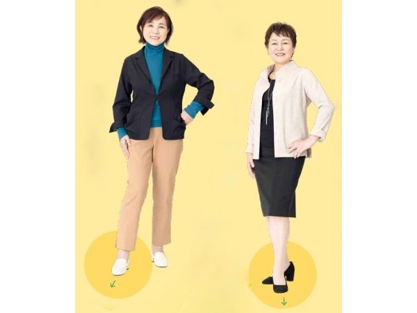 立ち姿のポイントは「脚の向き」After