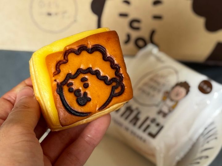 大阪土産「おかんパン」中身ミルクデザイン