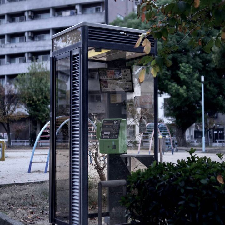 公園の公衆電話