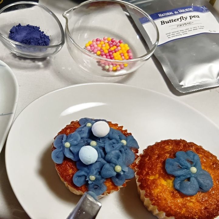初夏を丸ごと楽しむ！私だけの爽やか紫陽花カップケーキ