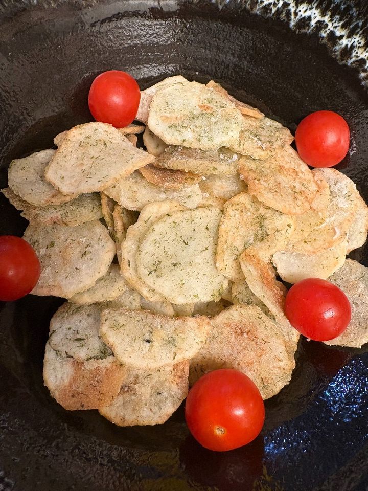 長芋でチップス作ったら美味しかった！