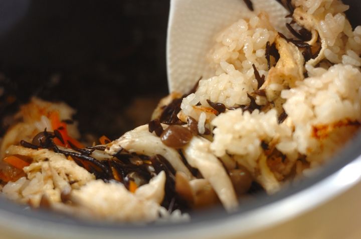 ナッツ入りジューシー（沖縄炊き込みご飯）の作り方2