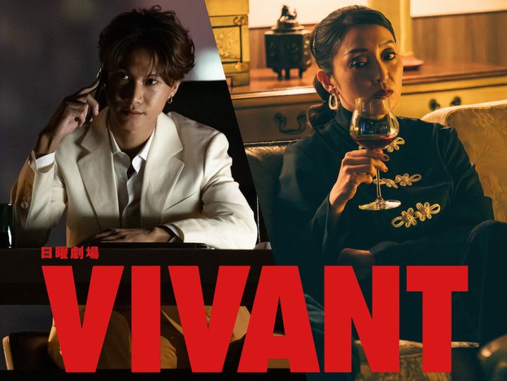日曜劇場『VIVANT』第2シーズンに出演する宮下今日子（右）とタナパック・ジョンジャイパー（左） （C）TBS width=