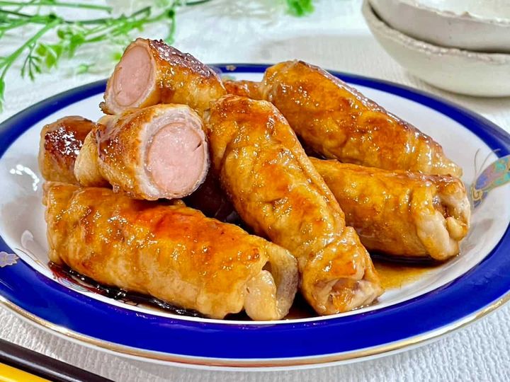 ウインナーの豚肉巻き