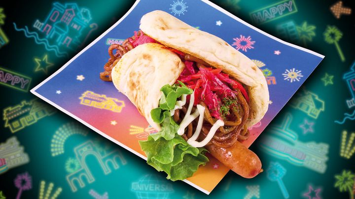ユニバーサル・スタジオ・ジャパン／ホットドッグカート｢カレーナン!? 焼きそばドッグ」