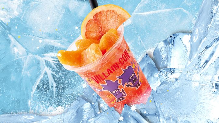 ユニバーサル・スタジオ・ジャパン／イーブル・イーツ「クラッシュ！ 大悪党のブラッドオレンジ・フローズンソーダ」