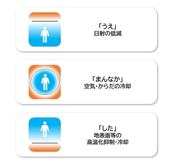 夏の空間デザインのキーワードは「うえ・まんなか・した」