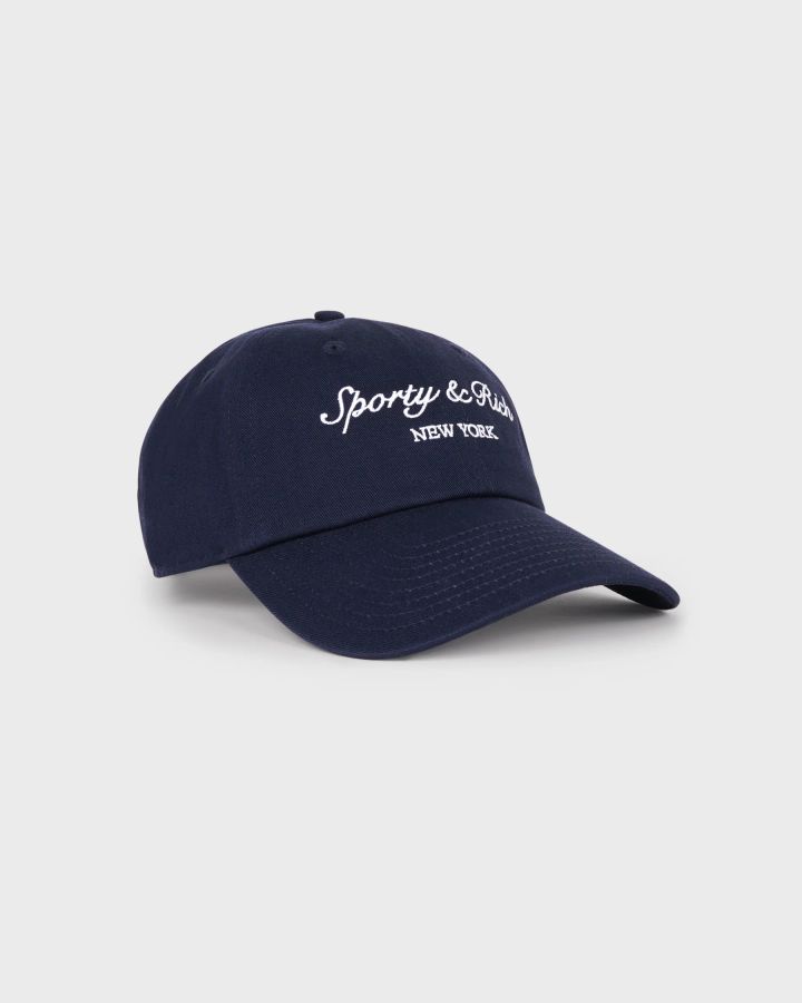 Sporty & Rich ネイビーキャップ