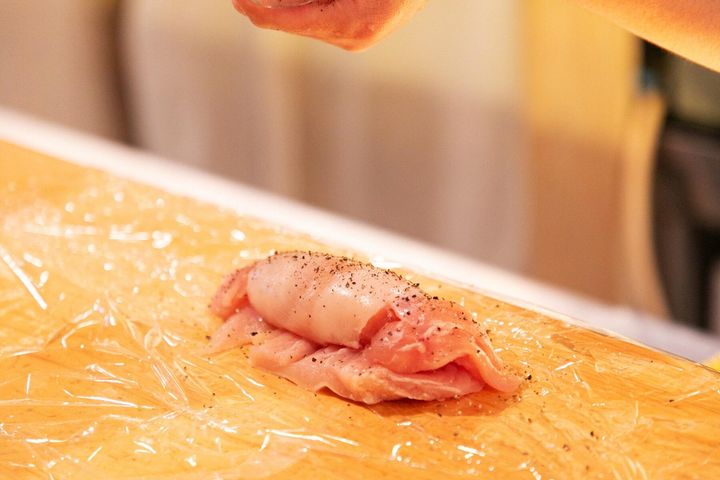 鶏むね肉の下準備③