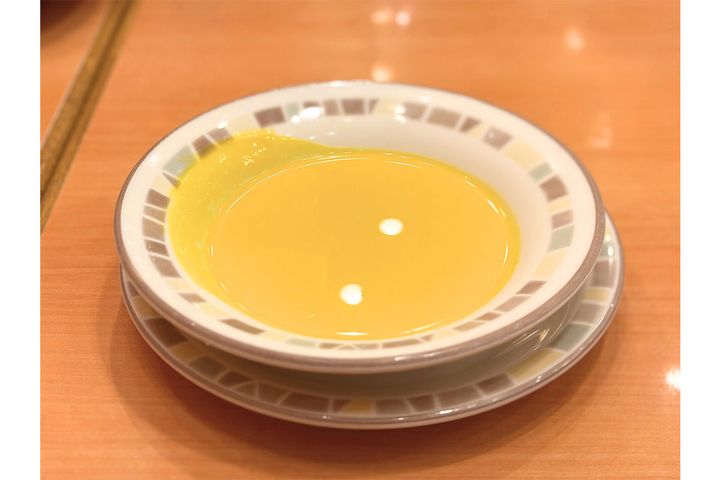  サイゼリヤ「冷たいパンプキンスープ」￥180（税込み）