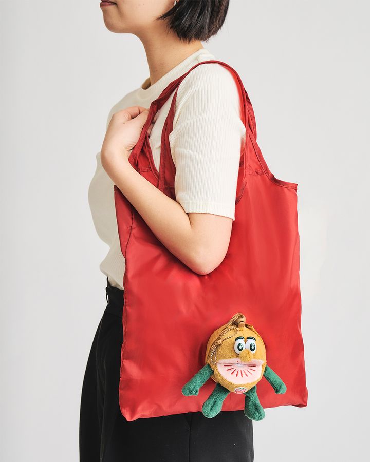 なにこれかわいい！「ゼスプリ キウイブラザーズのレッドのぬいぐるみエコバッグ」完売前にゲットして♡【インレッド7月号付録】