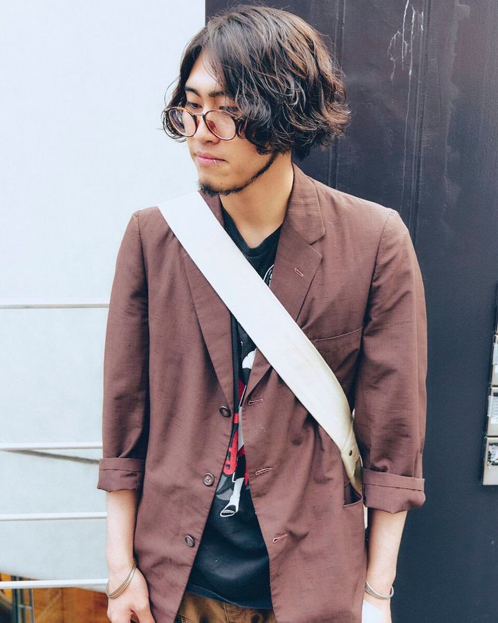 【20代スナップ＠原宿】上下のカラートーンを合わせてTシャツの“映え”狙い