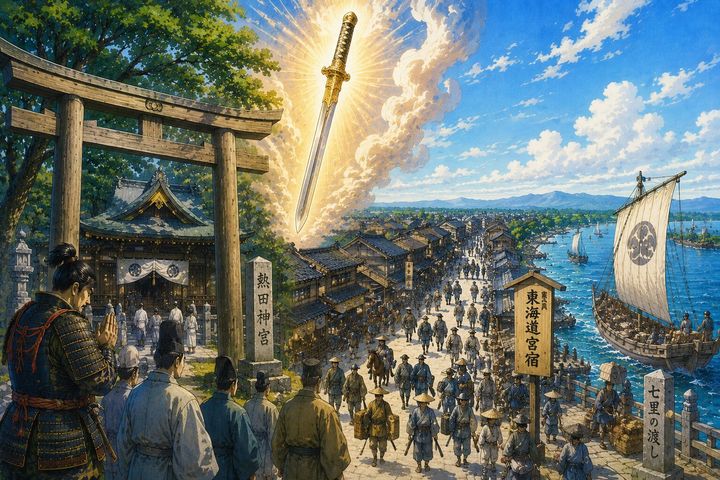 名古屋の原点は「熱田」にあった！草薙剣（くさなぎのつるぎ）を祀る熱田神宮と、東海道随一の門前町が生んだ街の歴史
