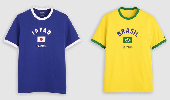 画像: Levi’s Retro Ringer Tee（Japan, Brazil)