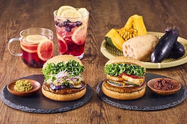 「フレッシュネスバーガー」の期間限定バーガーとクラフトレモネード