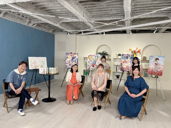 『「ぴえろ魔法少女シリーズ」同窓会スペシャル』キャスト集合写真 （C）ぴえろ width=