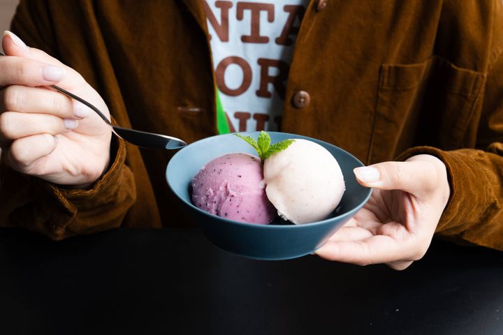 甲州生ジェラート巨峰&白桃